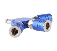 Connecteurs de tuyau d'air 3 voies Raccords de tuyau d'air 6,35 mm Raccords de compresseur collecteur industriel Coupleur Fiche Compresseur
