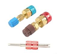 Connecteurs de tuyau de climatisation de voiture compatibles avec R1234YF et R134A avec mécanisme de connexion rapide