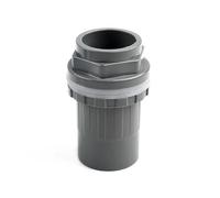 Connecteurs de tuyaux en PVC, 1 à 10 pièces, 20/25/32/40/50mm, Joints d'entrée et sortie for poissons, jardin, Irrigation Aquarium(Grey,INNER DIAMETER 25MM_1 PIECE)