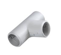 Connecteurs de Tuyaux | Raccord de tuyau | Adaptateur de Tuyau | Raccord pvc | Tube pvc | Raccord tuyau evacuation | Sachet Avec Accroche De 2 Tes D25mm Gris | Debflex | 429436