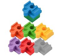 Connecteurs De Voie De Train - 1 Pouce PP 10 Pièces Adaptateur De Voie De Train Jouet | Adaptateur De Connexion Interactif pour Âgés De 3 Ans Et Plus, École Maternelle, Garderie, Salle De CLAS