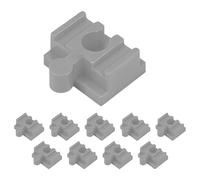 Connecteurs de voie de train | 10 accessoires de voie de train en bois, accessoires éducatifs pour chambre d'enfant, salle de classe, jeu intérieur, crèche, salon, chambre à coucher