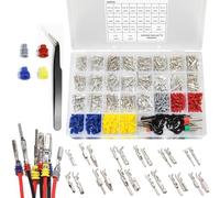 Connecteurs Électriques 21 Types - Kit de Broches de Réparation Auto | Connecteurs Électriques Étanches 1/1.5/1.8/2.2/2.8/3.5mm pour Bateau Moto Maison Auto Industriel Remorque