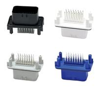 Connecteurs électriques femelles 8, 14, 23 ou 35 broches, 5/10/50 pièces, fiches 770680-1, 776273-1, 776164-1(23P Straight Male,10 PCS,Blue)