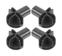 Connecteurs Emboîtables en Plastique Noir pour Placard, 4 Pièces