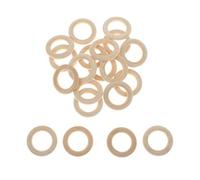 Connecteurs en bois Creative BRICOLAGE Artisanat Naturel En Bois Anneau Lien Anneaux Artisanat Anneaux pour Projets De BRICOLAGE Fabrication de Bijoux 20 Pcs Rentable et Durable