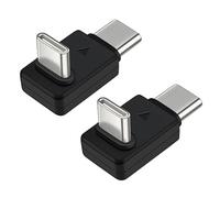 Connecteurs en forme de L double type C vers type C avec adaptateur de fonctionnalité OTG pour microphones Lavaliers et transfert de données Adaptateur de transfert de données OTG