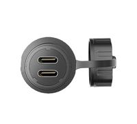 Connecteurs étanches à deux ports de type C 10 Gbit/s Adaptateur de données rapide Matériaux ABS Plug and Play Design deux ports de type C Convertisseurs ABS