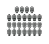 Connecteurs Étanches Aux Liquides - Connecteurs de Conduits Électriques en PVC - Conduit Droit Flexible Non Métallique 1/2 Pouce 25 Pièces