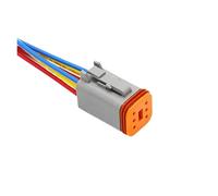 Connecteurs étanches DT06-2S/DT04-2P 2P 3P 4P 6P 8P 12P, faisceau de câbles de 15 cm, lot de 5/20/100(6P Female,5 Sets)