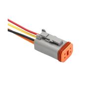 Connecteurs étanches DT06-2S/DT04-2P 2P 3P 4P 6P 8P 12P, faisceau de câbles de 15 cm, lot de 5/20/100(4P Female,20 Sets)