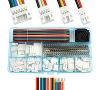 Connecteurs JST PH 2.0 Pin Header et Kit de fil de câble ruban Pas de 2,0 mm JST PH - 2/3/4/5/6/7/8 Mâle Pin Femelle Logement