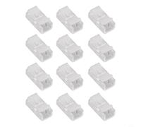 Connecteurs LED 2 broches 8 mm pour COB et bandes lumineuses - Borne fixe à clip pour ruban LED de 8 mm de large, pas de soudure nécessaire, design réutilisable, plastique transparent