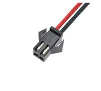 Connecteurs mâles et femelles avec câbles 10 pièces broches 2.54MM fiches mâle à femelle connecteur de fil câble fiches en queue de cochon L + E + D ligne de connexion 20cm de Long(2Pin Female)