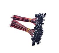 Connecteurs mâles et femelles avec câbles 5 paires de fiches longues J + S + T S + M 2P 3P 4P 5P 6P, connecteur de fil mâle à femelle SM2P L + E + D, 2.54mm 10CM/20CM/30CM(20CM,5PAIRS_4P)