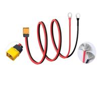 Connecteurs mâles et femelles avec câbles Câble de borne XT60 12AWG-3,4 mm² XT60i-femelle vers connecteur de prise de borne à œillet(XT60H-M to O-Ring,10m-32.81FT)