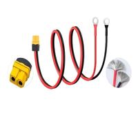 Connecteurs mâles et femelles avec câbles Câble de borne XT60 12AWG-3,4 mm² XT60i-femelle vers connecteur de prise de borne à œillet(XT60H-F to O-Ring,6m-19.69FT)