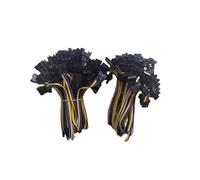 Connecteurs mâles et femelles avec câbles Connecteur J+S+T mâle à femelle L + e + d, 100 paires, fil de 15cm for 2811 5050 RGB RGBW RGBCCT L + e + d, pilote de lampe à bande(100Pairs 6Pin 15cm)