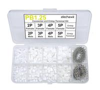 Connecteurs mâles et femelles PB1.25 et kit de bornes à sertir compatibles avec les connecteurs Molex PicoBlade - Pas de 1,25 mm pour contrôleur de vol de drone Pixhawk 2.4.8