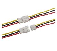 Connecteurs micro JST PH 3 broches mâles et femelles, pas de 2,0 mm, 10/5/2 paires, avec câbles 20 cm, 26 AWG(2Pair)