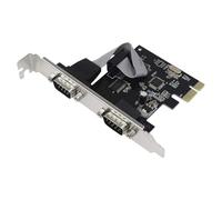 Connecteurs PCIe à 2 ports RS232 à 9 broches pour imprimantes, outils de débogage et équipements industriels PCIe vers carte de port