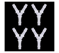 Connecteurs Pompe à Air Aquarium 4pcs en Y, Anti-Déconnexion, Adaptateurs Tube Air 3/16" pour Aquarium et Hydroponie