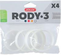 Connecteurs pour cage rongeur Rody3 - ZOLUX - Roylounge - Blanc - 4 pieces