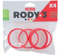 Connecteurs pour cage rongeur Rody3 - ZOLUX - Roylounge - Grenadine - 4 pieces