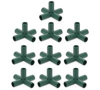 Connecteurs pour Jardin pour Serre - 5 Types de Support Stable,Raccord pour Construction de Serre - pour Cultures Potager Terrasse Treille Vigne Brise-Vue Abri Jardin Tuteur