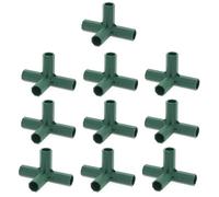 Connecteurs pour serre - Set en PVC avec diamètre intérieur PP 1,6 cm | Connecteurs de support pour de jardin avec 5 types, assemblage facile, utilisation dans la construction de cadres | Ra