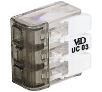 Connecteurs rapides - ELECTRALINE - Câble souple - 3 trous - 5 unités