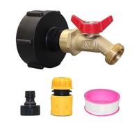 Connecteurs rapides en laiton - Adaptateur de robinet pour conteneur - Camlocks vers raccords de tuyau standard - Adaptateur de réservoir IBC