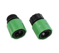 Connecteurs rapides femelles et mâles de 3/4" pour tuyaux d'arrosage, kit de raccords en plastique ABS, adaptateur d'eau étanche et à utiliser, pour système d'arrosage extérieur