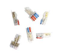 Connecteurs rapides for câbles électriques en T, lot de 1, 5, 10, 30, 50 ou 100 pièces, avec verrouillage rapide(T24B,1pc)
