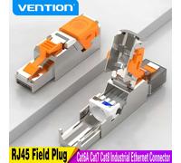 Connecteurs RJ45 Cat8 Cat7 Cat6A, outil métallique, prise de terminaison facile gratuite, câble LAN 2000MHz 40G 22AWG - 24AWG, prise Ethernet réutilisable CAT6 CAT6A Black NEW