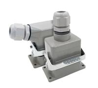 Connecteurs robustes HDC-HE-006-1/2/3/4-LF/M 6 broches 16 A, connexion à vis, connecteur rectangulaire industriel for l'aviation(Hdc-he-006-4-l)