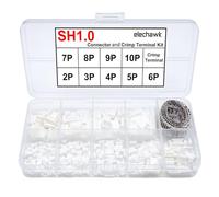 Connecteurs SH1.0 et kit de bornes à sertir compatibles avec les connecteurs JST SH, pas de 1,0 mm pour contrôleur de vol I2C Qwiic Stemma QT F405 H7