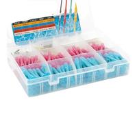 connecteurs thermiques étanches à souder, Cosses à sertir bout à bout thermorétractables avec soudure for câbles et fils automobiles et marins, lot de 100