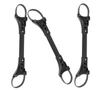 Connecteurs Universels pour Poussette Double - Adaptateurs de Liaison en Aluminium pour Jumeaux, Amovibles et Réglables (Lot de 3)