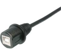Connecteurs USB 2.0 - IP67 TRU COMPONENTS TC-A-KAB-USBB-FS-1M-203 embase femelle USB B femelle avec câble de 1 m 1 pc(s)