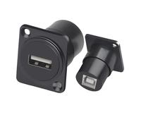 Connecteurs USB femelle A vers port B femelle, adaptateurs de prise directe pour relier des ordinateurs à des imprimantes, adaptateurs USB 2.0 480 Mbps