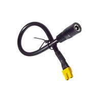Connecteurs XT30 vers adaptateur femelle 5,5 x 2,1 MmDC, XT30 femelle 25 cm | Connecteurs d'alimentation à courant élevé pour générateur de panneau solaire 36 V 15 A Capacité de courant en cuivre PVC