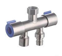 Connectez sans effort vos appareils en utilisant la valve de dérivation à double sortie 304 SS robuste et fiable