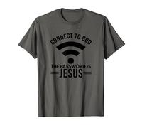 Connectez-Vous à Dieu Le Mot de Passe est Jésus Chrétien T-Shirt