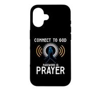 Connectez-Vous aux Écritures d'adoration des croyants de Dieu, J'aime Jésus Coque pour iPhone 16
