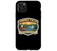 Connecticut : The Constitution State, Souvenir, Visiteur, Voyageur Coque pour iPhone 11 Pro Max