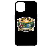 Connecticut : The Constitution State, Souvenir, Visiteur, Voyageur Coque pour iPhone 13