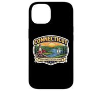 Connecticut : The Constitution State, Souvenir, Visiteur, Voyageur Coque pour iPhone 14