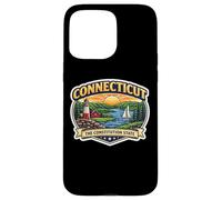 Connecticut : The Constitution State, Souvenir, Visiteur, Voyageur Coque pour iPhone 15 Pro Max