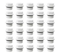 CONNECTION 30 Pièces Bouchon de Plomberie Set 1 inch Bouchon Plastique Hexagonal Fileté Bouchons Arrivee d'eau Robinet avec Rondelle pour Plomberie Robinetterie Industrielles